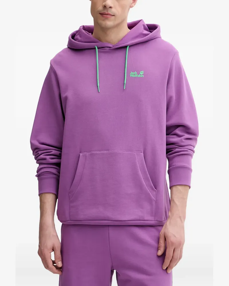 Jack Wolfskin Celebrate the Paw Hoodie - Violett Violett