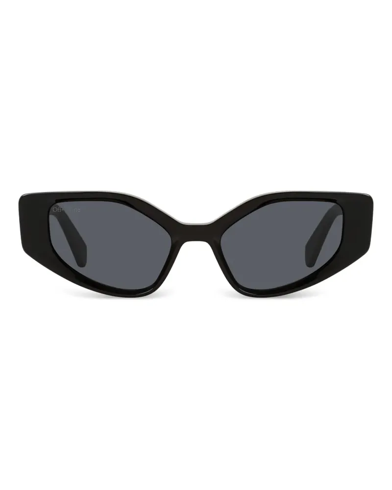 OFF-WHITE Memphis Cat-Eye-Sonnenbrille - Schwarz Schwarz