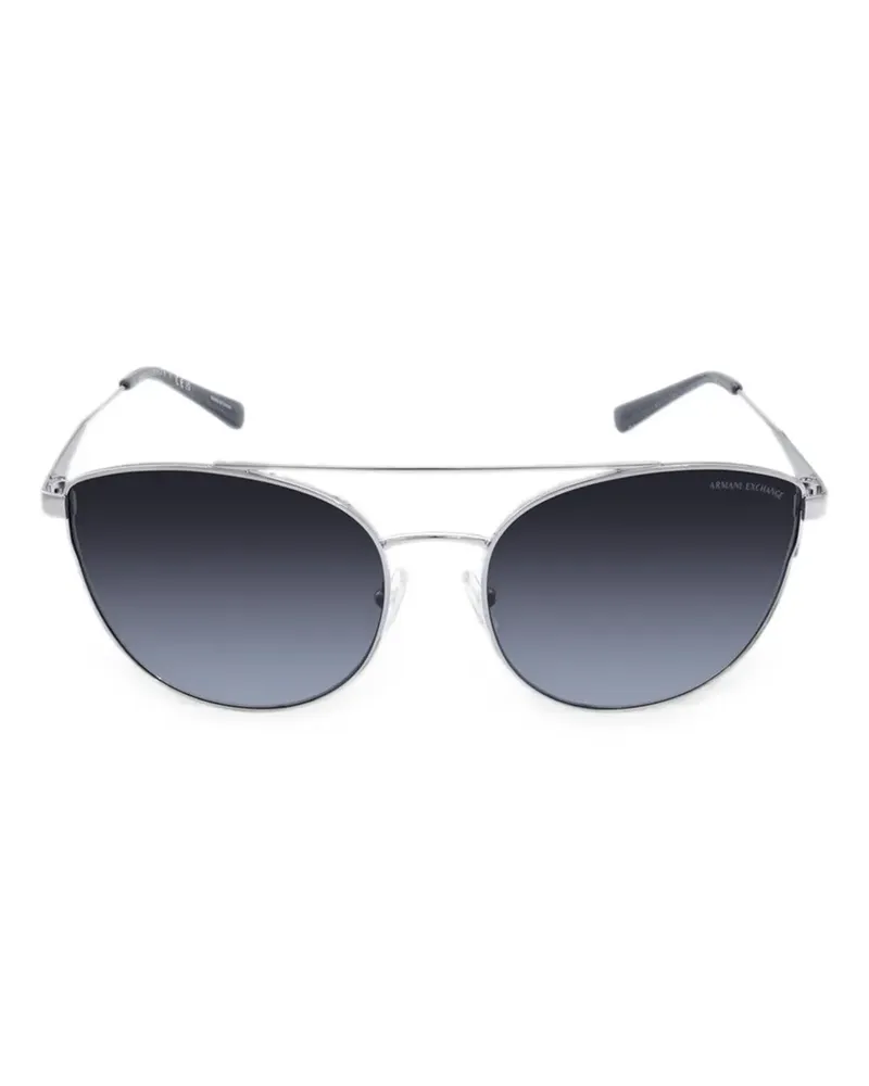 Armani Exchange cat eye-frame sunglasses - Silber Silber