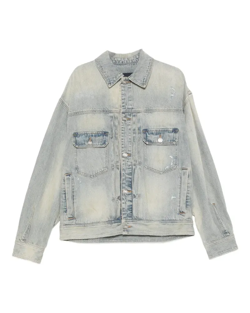 JUUN.J Jeansjacke im Distressed-Look - Blau Blau