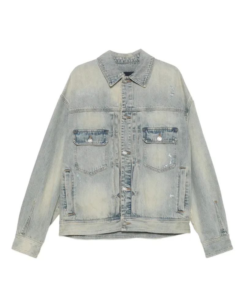 JUUN.J Jeansjacke im Distressed-Look - Blau Blau