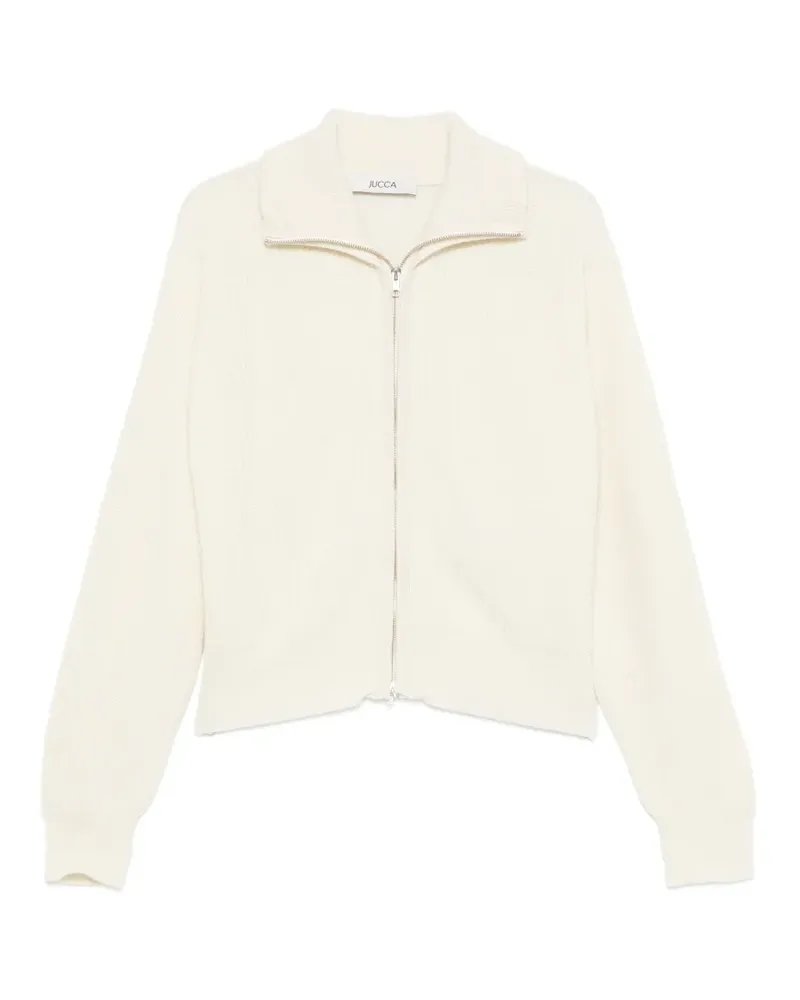 Jucca Gerippter Cardigan - Nude Nude