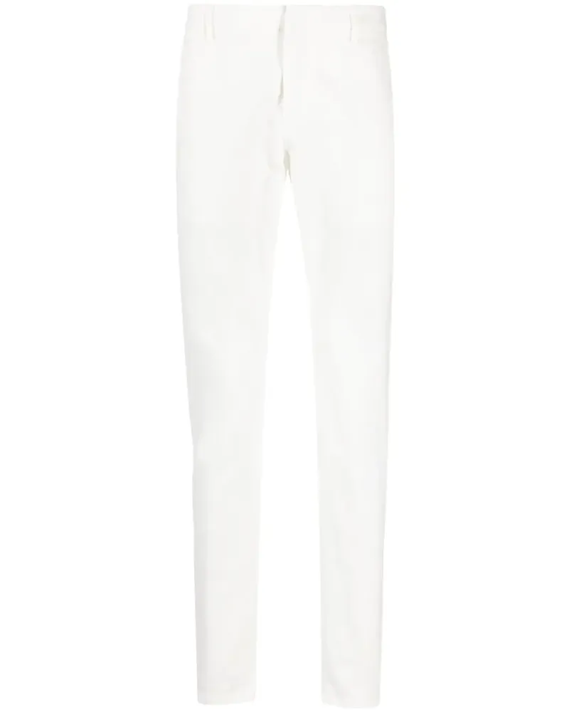 Dondup Chino mit Tapered-Bein - Weiß Weiß
