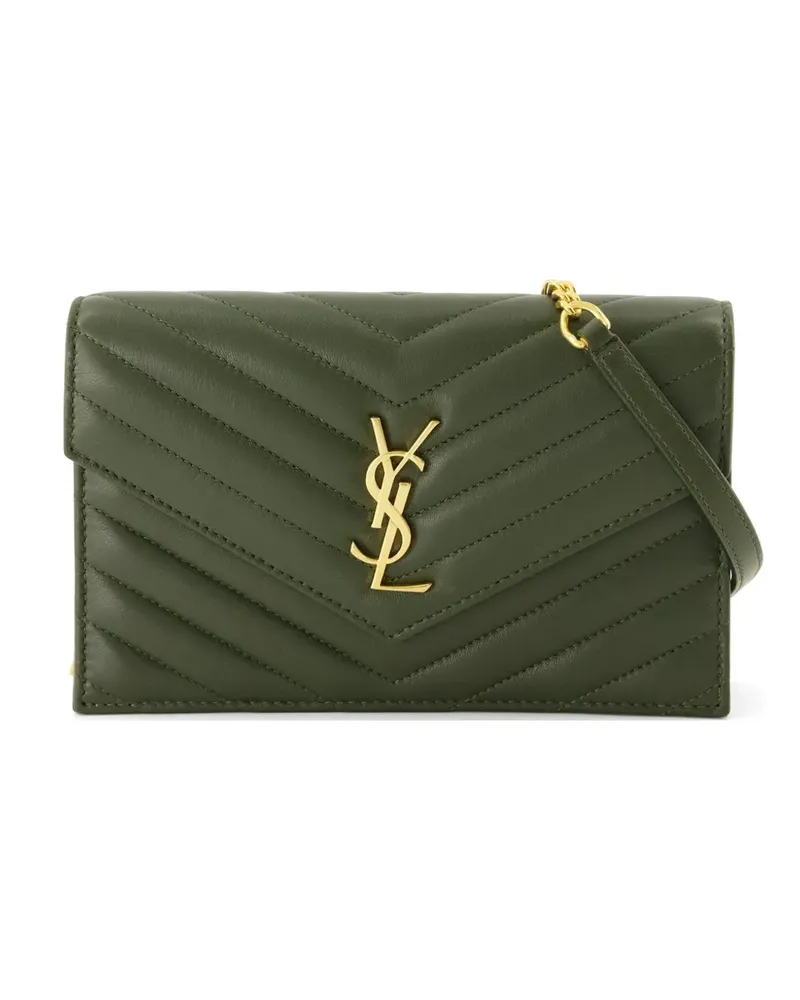 Saint Laurent Cassandre leather shoulder bag - Grün Grün