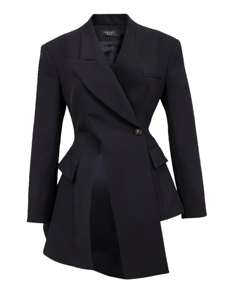 A.W.A.K.E. Asymmetrische Jacke - Blau Blau