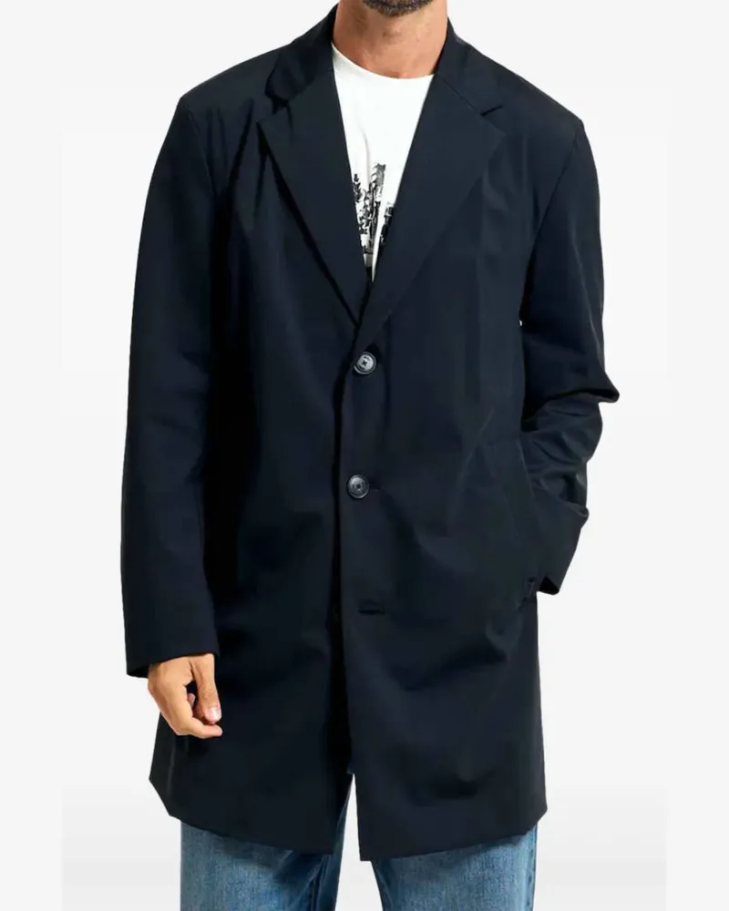 HUGO BOSS buttoned coat - Blau Blau