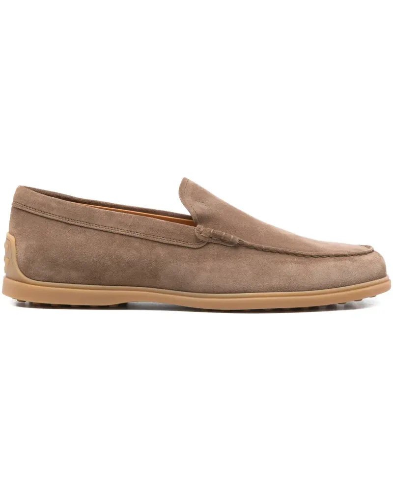 TOD'S suede loafers - Braun Braun