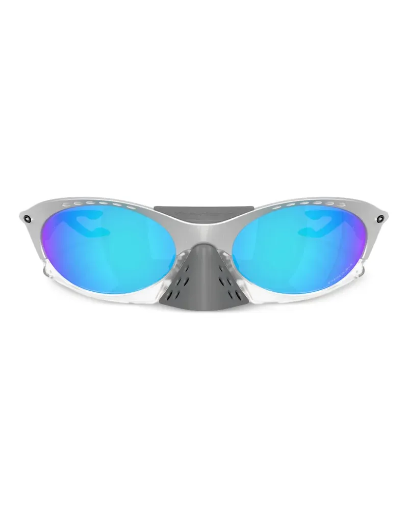 Oakley Plantaris Sonnenbrille mit ovalem Gestell - Silber Silber