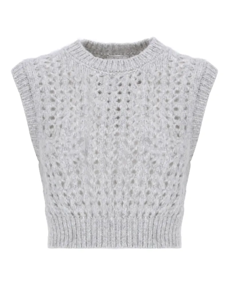 Peserico crew-neck vest - Grau Grau