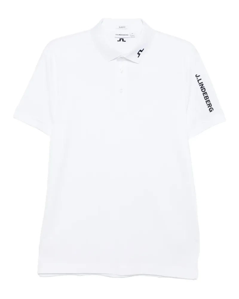 J.Lindeberg logo-detail polo shirt - Weiß Weiß