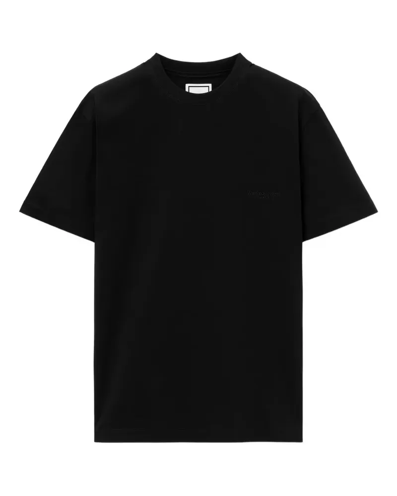 Wooyoungmi logo-embroidered T-shirt - Schwarz Schwarz