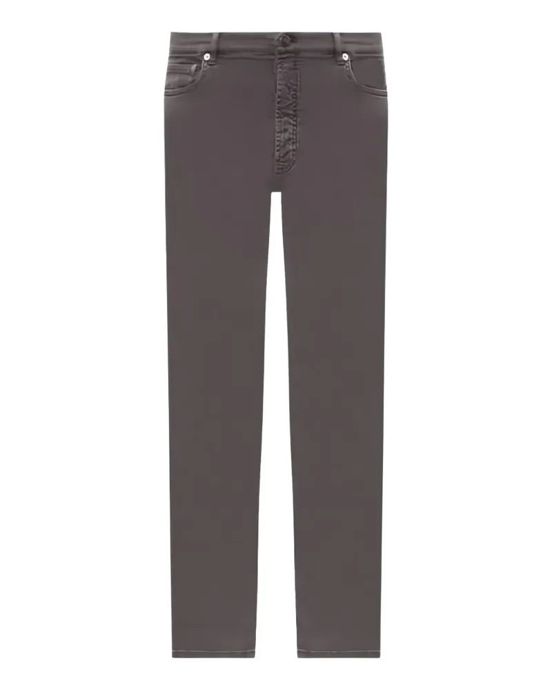 Brunello Cucinelli straight-leg five-pocket trousers - Grau Grau
