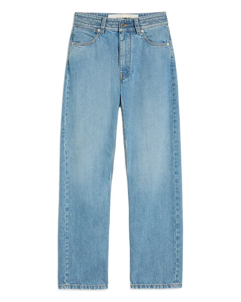 Jil Sander Jeans mit Logo-Stickerei - Blau Blau