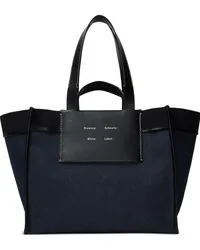 Proenza Schouler Großer Morris Jeans-Shopper Blau