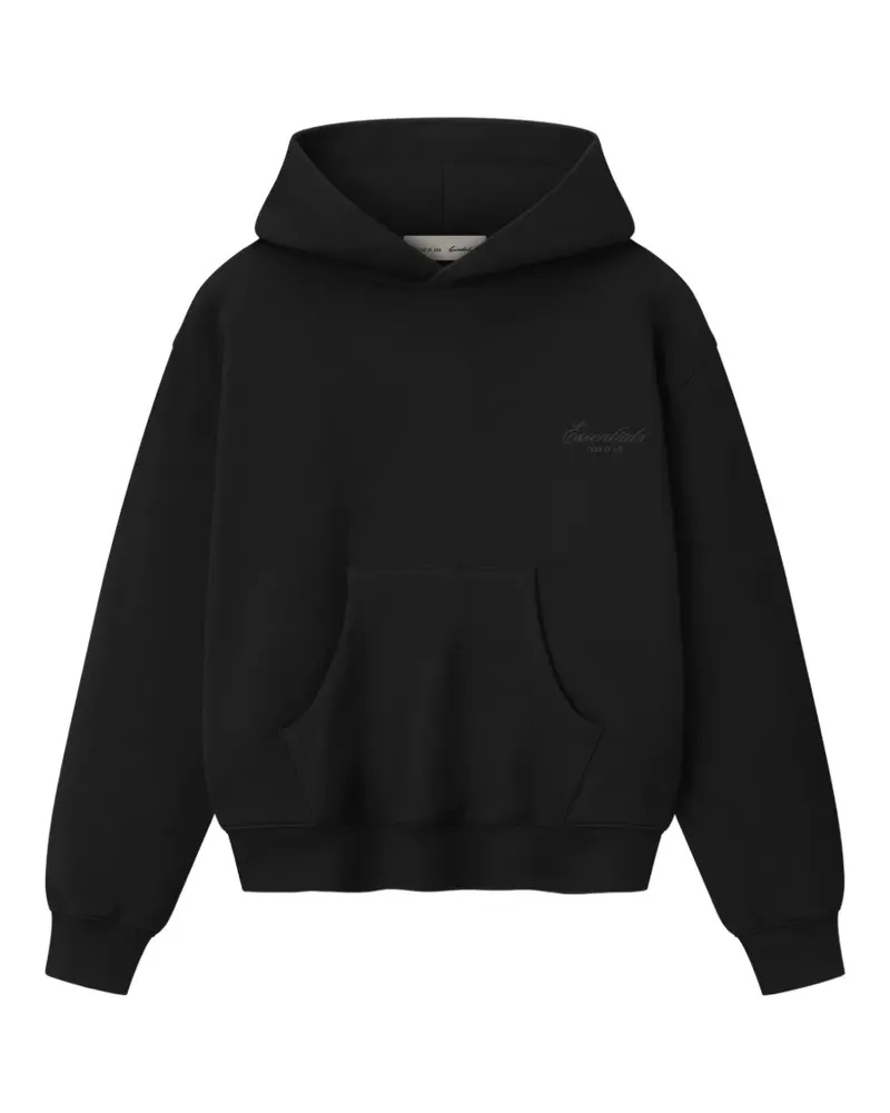 Fear of God Hoodie mit Essentials-Logo - Schwarz Schwarz