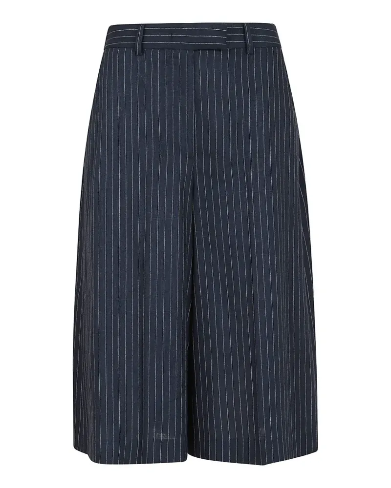 LARDINI pinstripe shorts - Blau Blau
