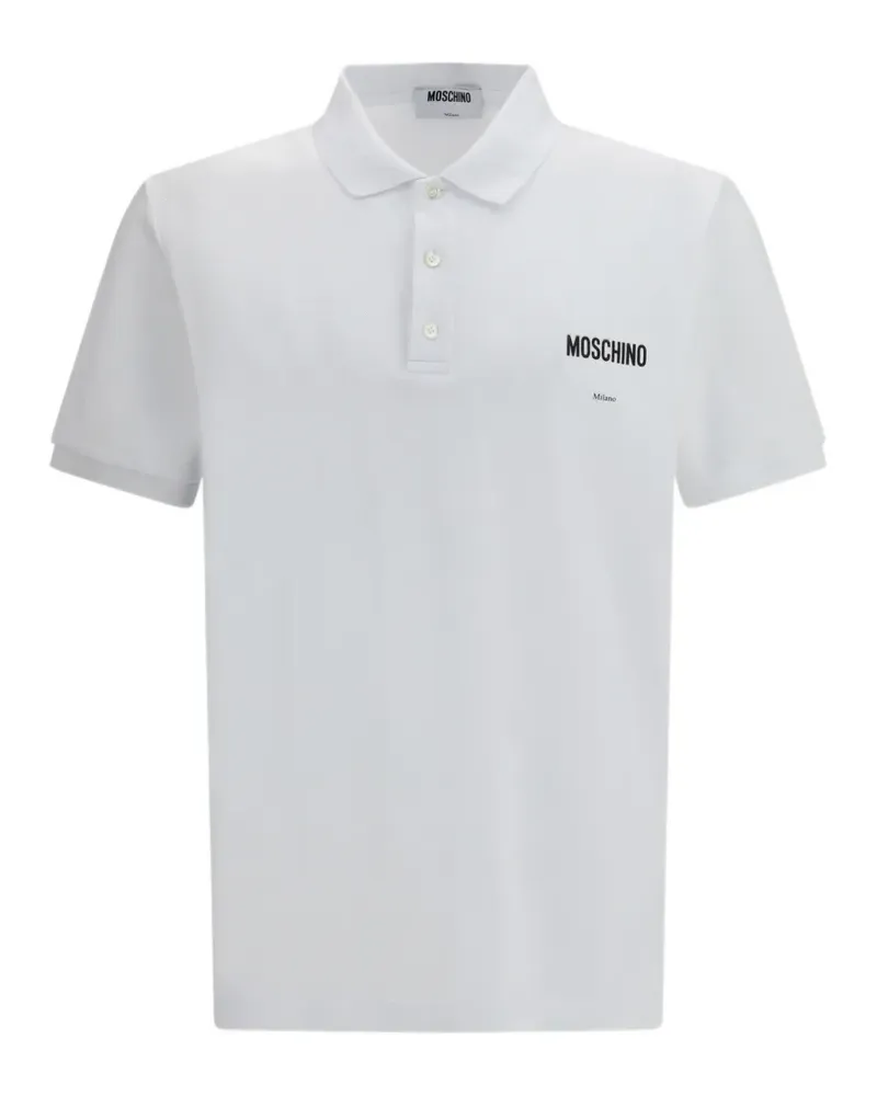 Moschino logo polo shirt - Weiß Weiß