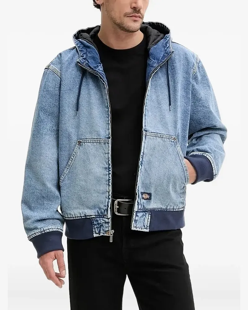 Dickies Jeansjacke mit Kapuze - Blau Blau