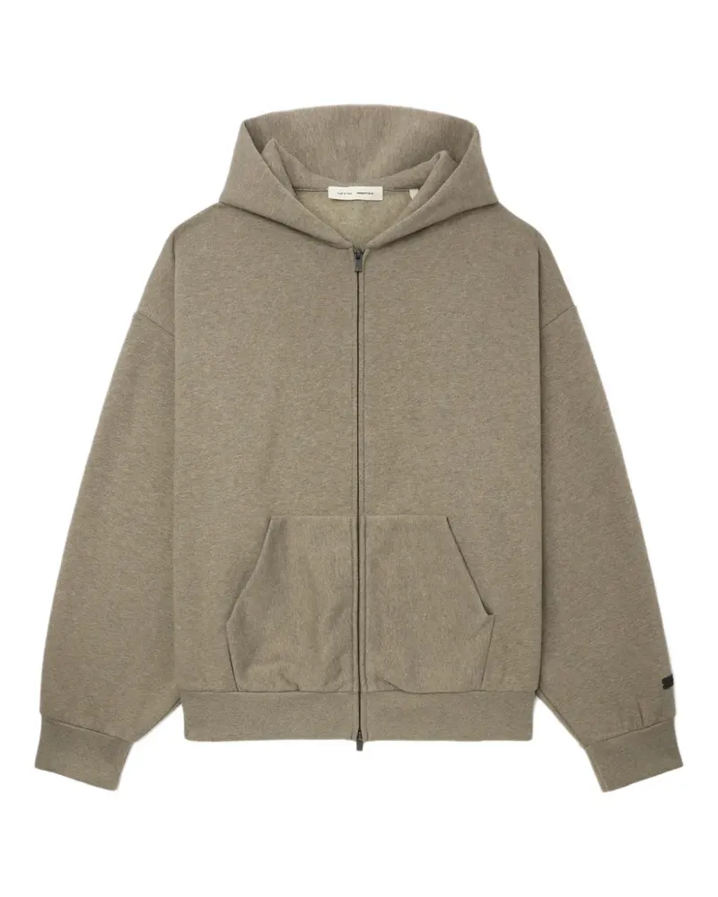Fear of God zip-up hoodie - Nude Nude