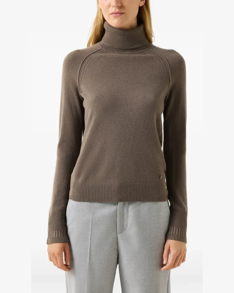 Bogner Vaiana Rollkragenpullover mit Raglanärmeln - Braun Braun