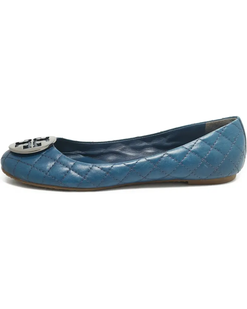 Tory Burch Pre-owned Ballerinas aus Leder - Blau Blau