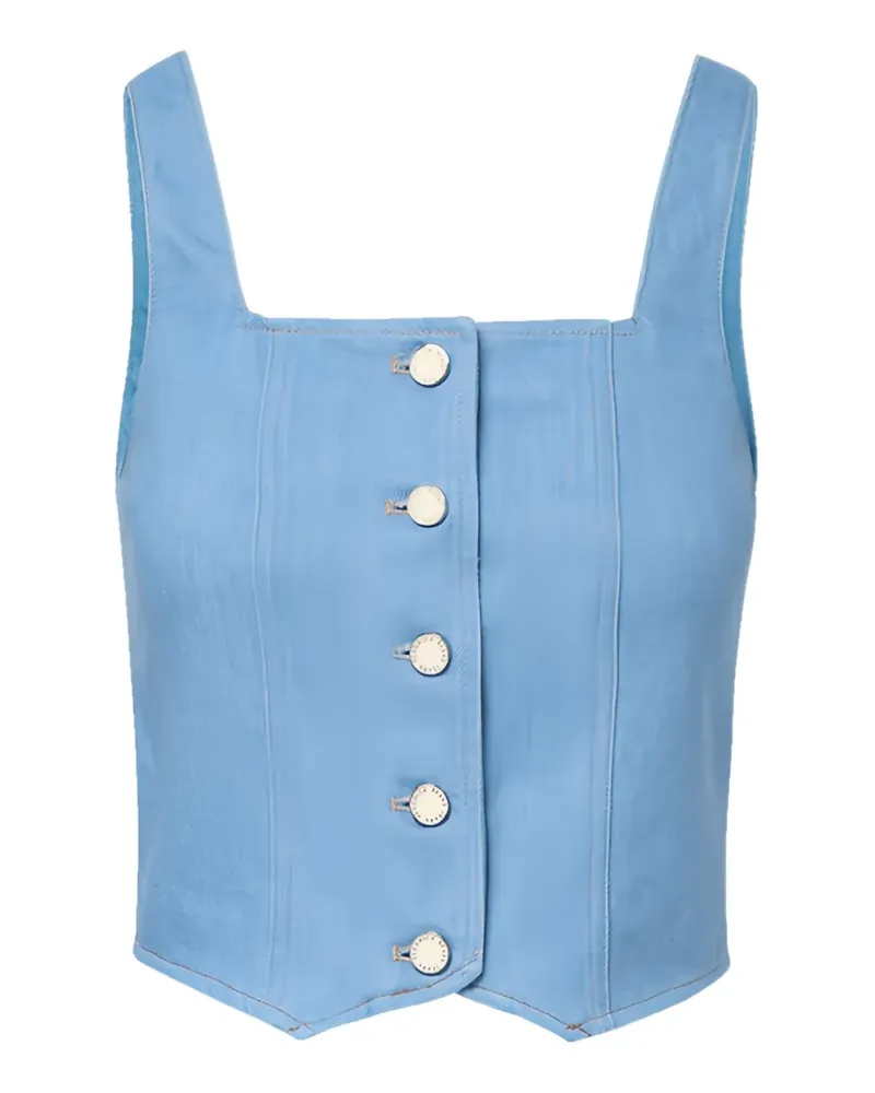 Veronica Beard Spensley button-up top - Blau Blau