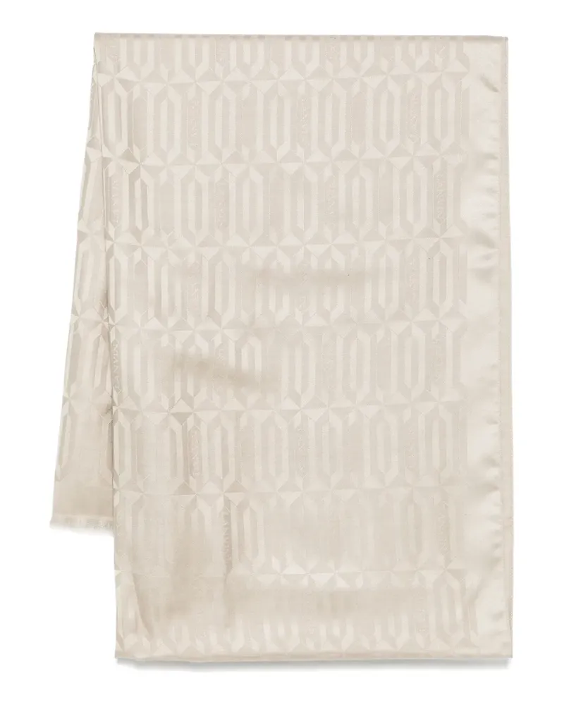Lanvin Schal mit Jacquardmuster - Nude Nude