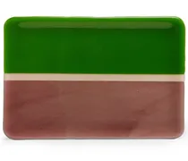 Tablett aus Muranoglas - Grün