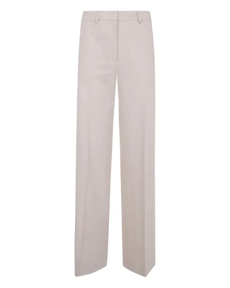Blumarine belt-loops trousers - Nude Nude