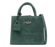 Mini Shopper aus Wildleder - Grün