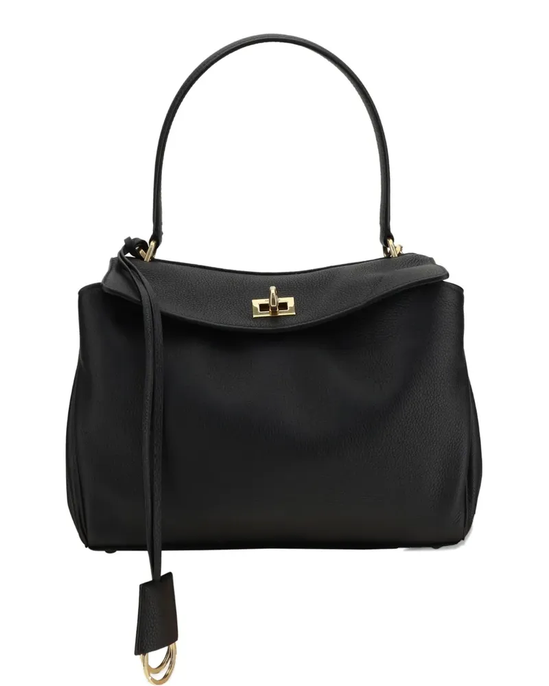 Balenciaga Kleine Rodeo Schultertasche - Schwarz Schwarz