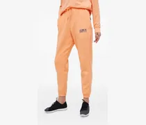 Jogginghose mit Kordelzug - Orange