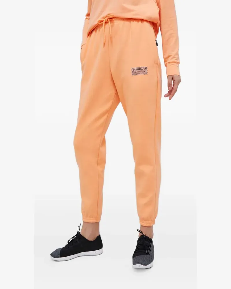 Under Armour drawstring label track pants - Orange Orange
