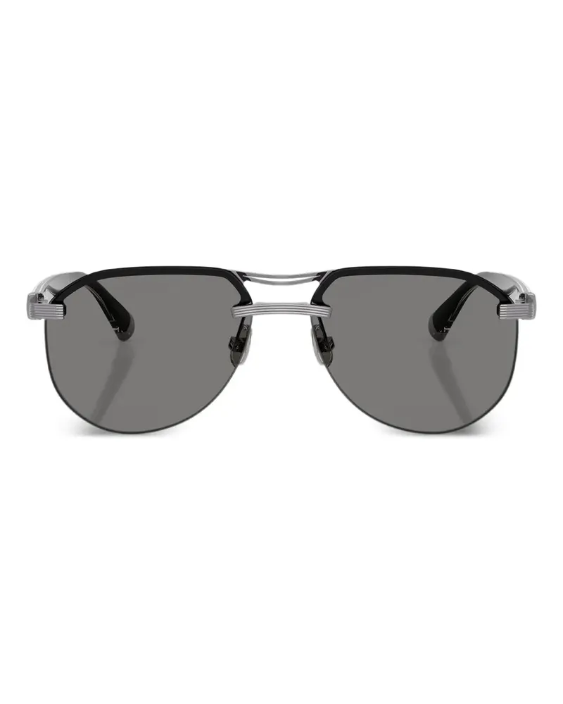 Brunello Cucinelli Carlito B Sonnenbrille - Silber Silber