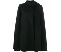 Asymmetrisches Cape - Schwarz