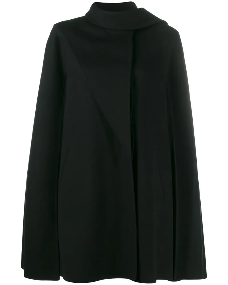 Valentino Garavani Asymmetrisches Cape - Schwarz Schwarz