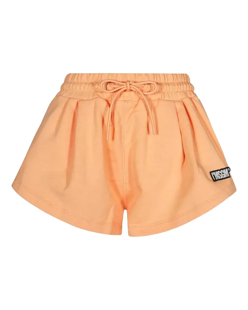 MSGM Joggingshorts mit Logo-Patch - Orange Orange