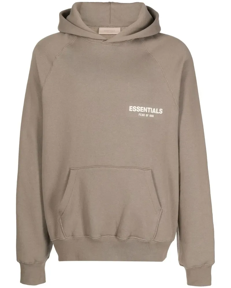 Fear of God Hoodie mit Logo-Print - Braun Braun