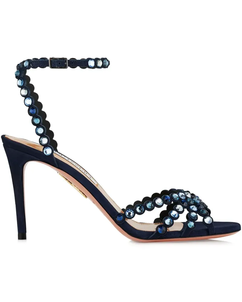 Aquazzura Tequila Sandalen 85mm - Blau Blau