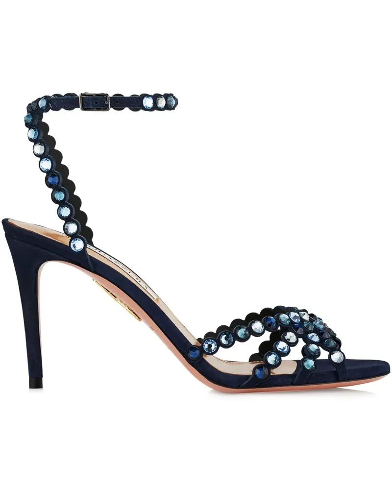 Aquazzura Tequila Sandalen 85mm - Blau Blau