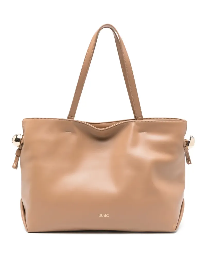 Liu Jo Shopper mit Logo - Nude Nude