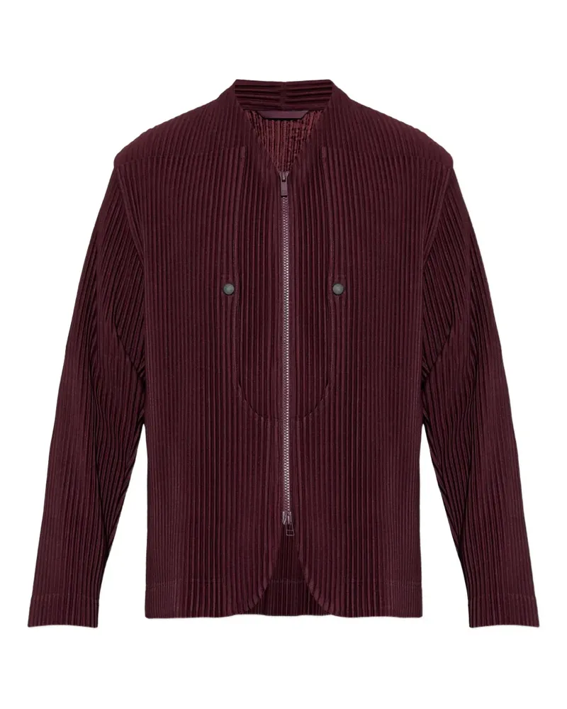 Issey Miyake Quarry zip-up jacket - Rot Rot