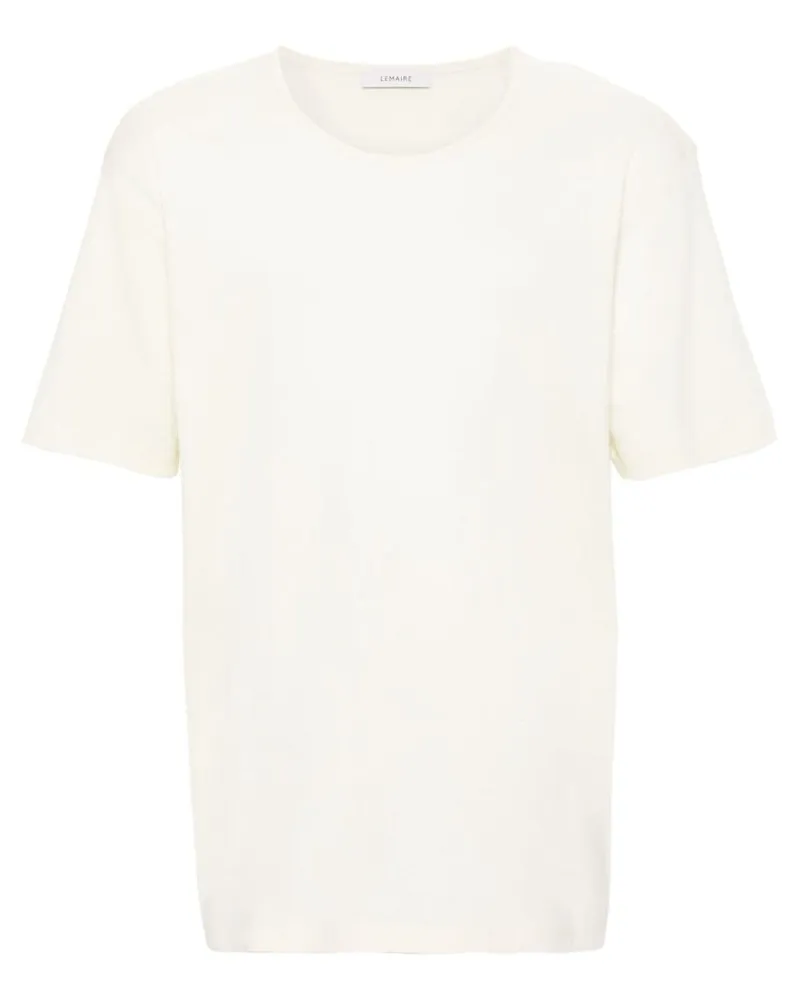 Christophe Lemaire T-Shirt mit rundem Ausschnitt - Gelb Gelb