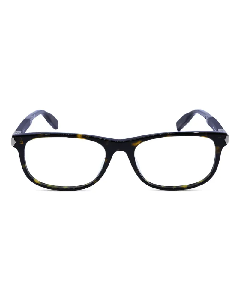 Montblanc square-frame glasses - Braun Braun