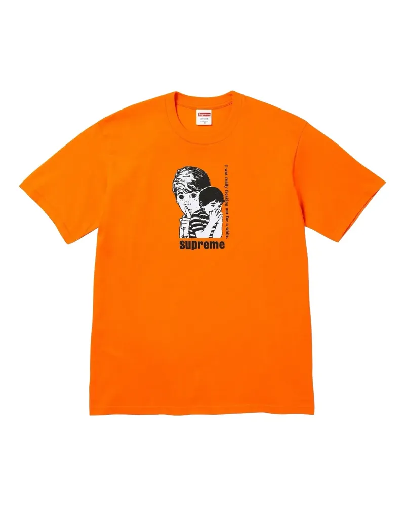 Supreme Being T-Shirt mit grafischem Print - Orange Orange