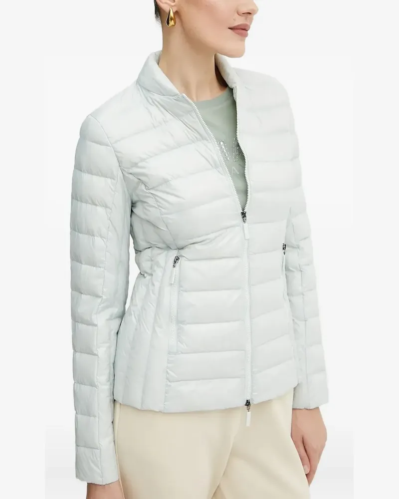 Armani Exchange Gesteppte Kapuzenjacke - Blau Blau