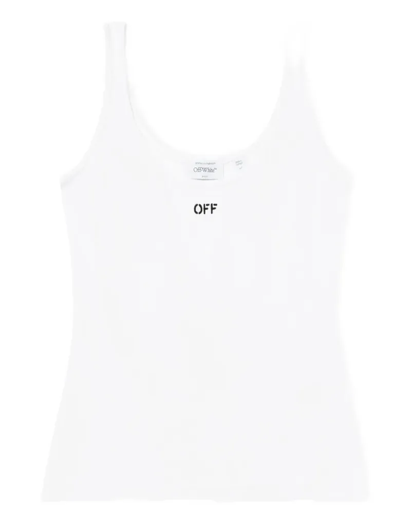 OFF-WHITE Off Stamp Top - Weiß Weiß
