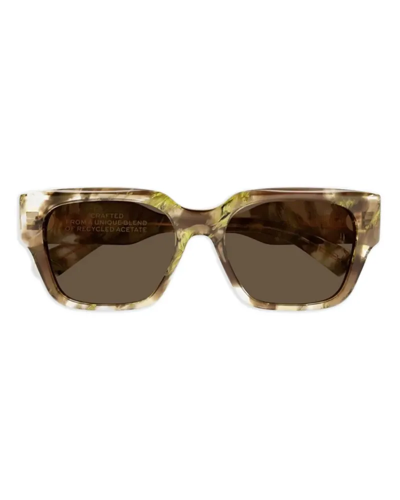 Chloé Sonnenbrille mit eckigem Gestell - Braun Braun