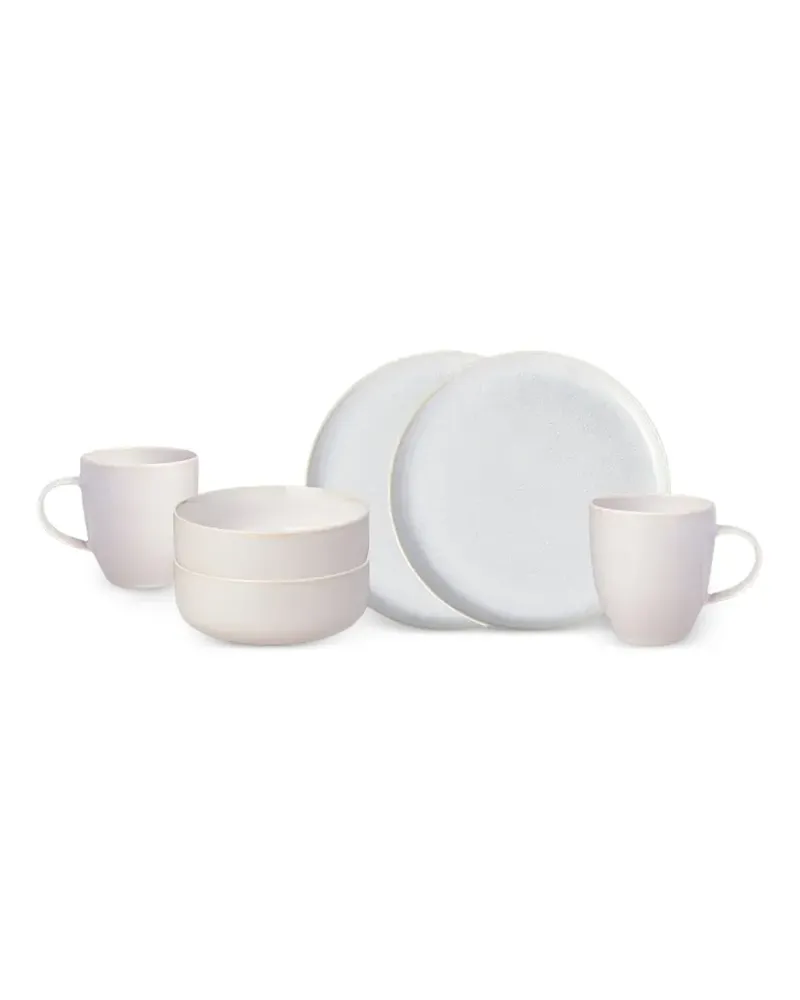 Villeroy & Boch Crafted Cotton Porzellan-Frühstücksset (6er-Set) - Nude Nude