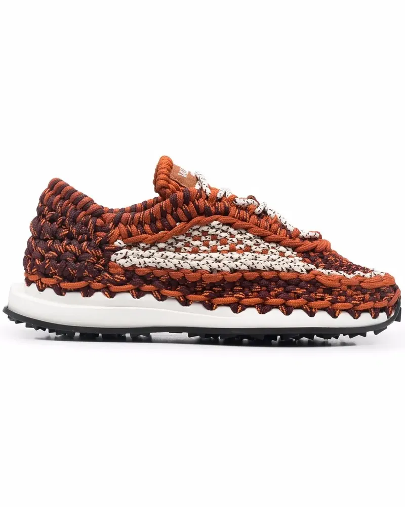 Valentino Garavani Sneakers in Häkeloptik - Orange Orange